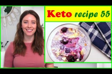 Keto Diet - recipe 55 - Keto Blueberry Pudding