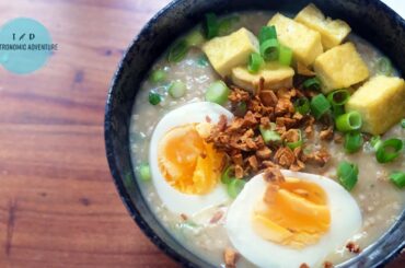 Oatmeal Arroz Caldo (A healthier version of Filipino-style congee)