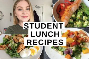 STUDENT FOOD HACKS: 3 CHEAP EASY AND HEALTHY LUNCH RECIPES