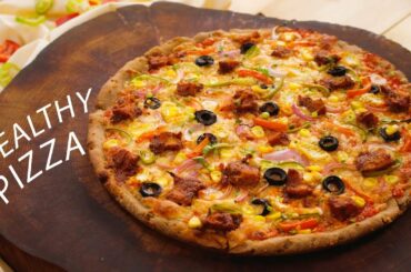 Multigrain Pizza Recipe - Healthy Atta Pizza Dough, Sauce - CookingShooking