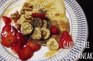 GLUTEN FREE Protein Pancakes - HIGH PROTEIN HIGH FATS - Healthy Breakfast Idea, Quick Breakfast