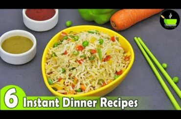 6 Lockdown Recipes  | 6 Easy Dinner Recipes | Indian Dinner Plan | Dinner Ideas | Restaurant Style