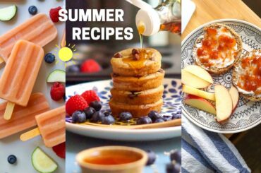 LAZY SUMMER BREAKFAST IDEAS ☀️ Vegan + Healthy 🥞🍑 🌱