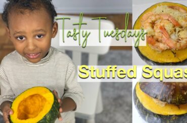 Stuffed Squash With Shrimps - Healthy  Recipes  - Tasty Tuesdays