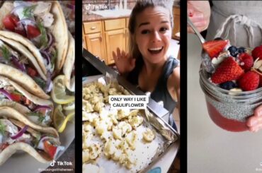 Healthy Recipe Ideas of Tik Tok! #healthymeals #eathealthy #healthyjunkfood #healthylunchideas