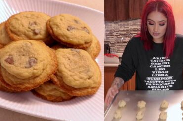 BAKE WITH ME | my kinda HEALTHY chocolate chip cookie RECIPE
