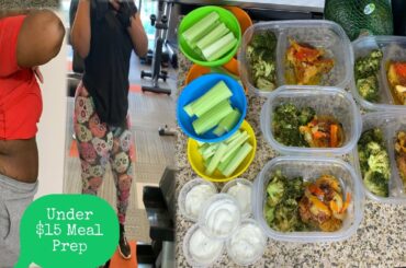 HEALTHY MEAL PREP FOR WEIGHT LOSS UNDER $15 |  BUDGET MEALS | CHEAP MEALS