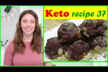 ● Keto Diet - recipe 37 - Keto Choco Almond Fat Bombs