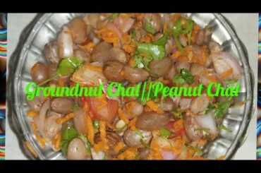 #Boiled Groundnut Chat#Peanut Chat# Healthy Snack Recipe / Peanut Salad, Prashanthi's World