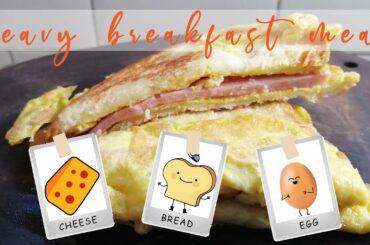 BREAKFAST MEAL | 3 INGREDIENTS FOR HEAVY BREAKFAST MEAL