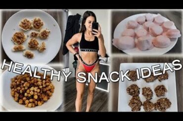 4 EASY HEALTHY SNACK IDEAS!
