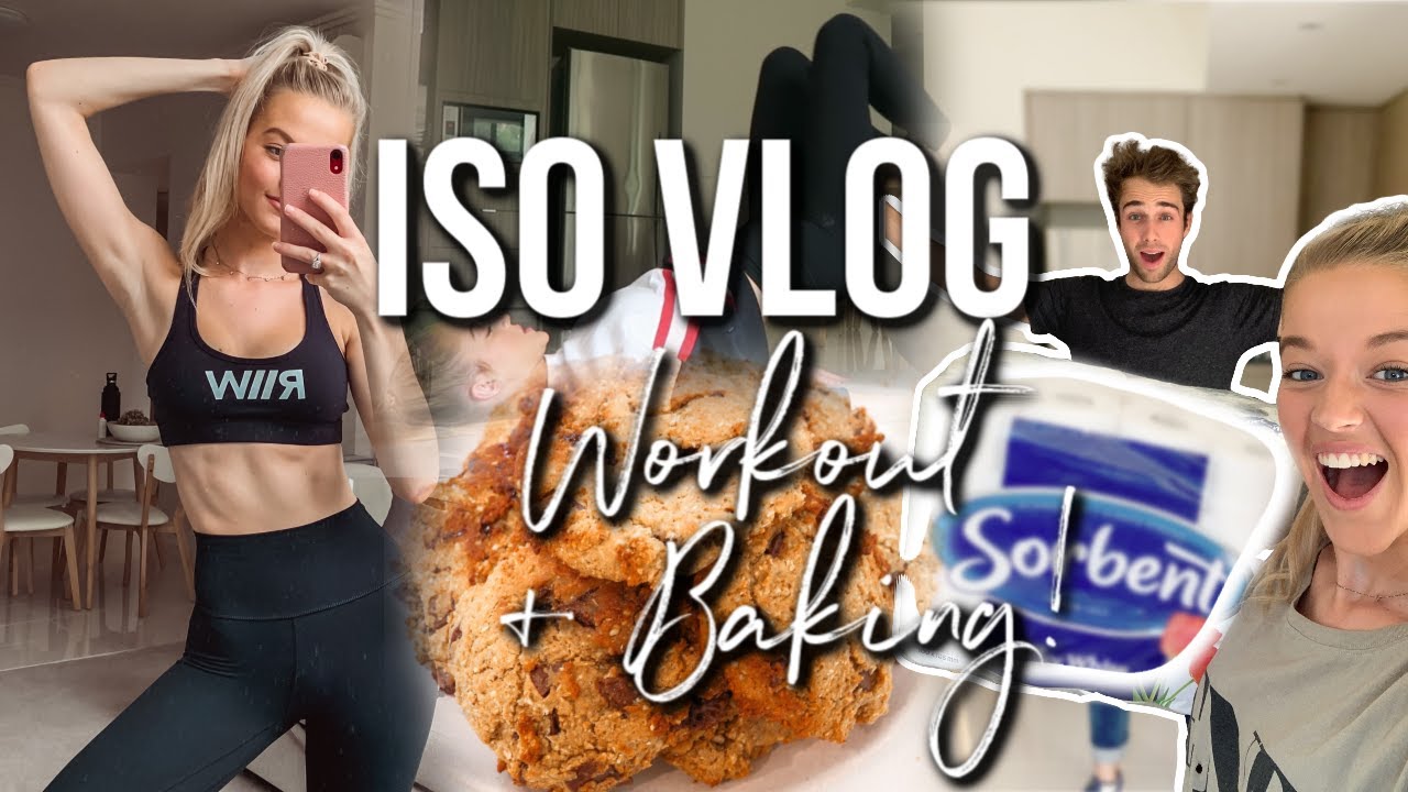 QUARANTINE VLOG! Fat Burning Workout + Healthy Cookies Recipe! QUARANTINE VLOG! Fat Burning Workout + Healthy Cookies Recipe!