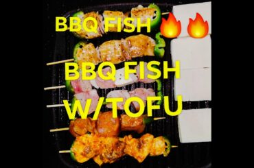 Barbecue Fish (skewer) healthy option