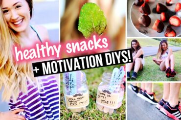 DIY Workout Motivation, Exercise Top & Healthy Snacks for Junk Food Lovers! | LaurDIY