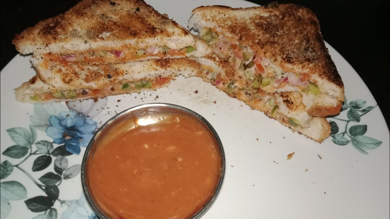 Easy Veg Mayo Sandwich Recipe Easy Veg Mayo Sandwich Recipe