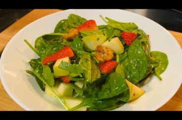 Fresh and Sweet Spinach Salad Recipe!
