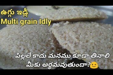 Uggu Idly |Multigrain Idly|Healthy Breakfast Recipe|Rich Protein|Best For Weight loss|By Changubhala