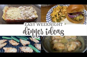 EASY, WEEKNIGHT DINNER IDEAS | QUARANTINE MEAL PLANNING