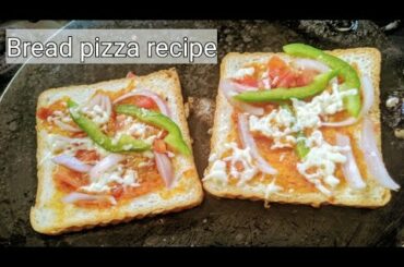 Bread pizza recipe || Bread pizza || Easy 5 minutes Snacks  || Ladies Dunia