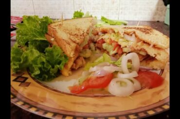 Fried chicken sandwich|Chicken club sandwich|diet sandwich