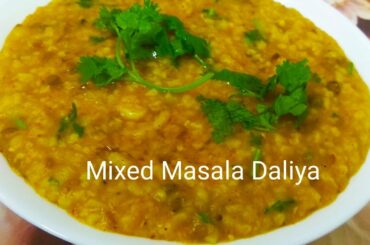 Healthy Mixed Masala Daliya Healthy and Nutritious Multigrain Daliya Weight Loss Recipe