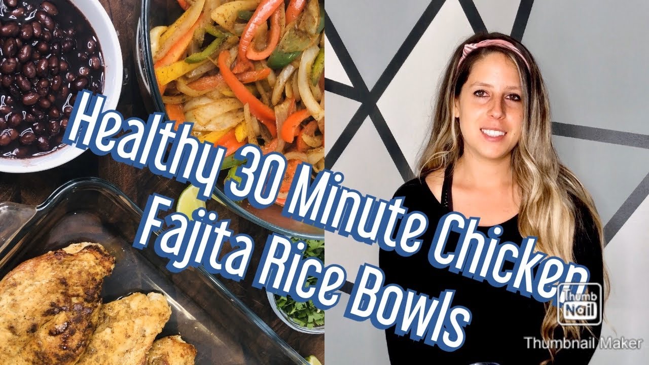 Healthy Chicken Fajita Meal Prep in Under 30 Minutes! Healthy Chicken Fajita Meal Prep in Under 30 Minutes!