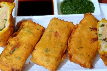 Bread Pakoda Pockets| ब्रेड पकौड़ा पॉकेट रेसिपी | 2 MINUTES Healthy Snack Recipe