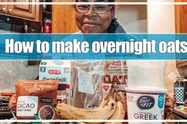 How to make overnight oats // Quick and easy breakfast ideas