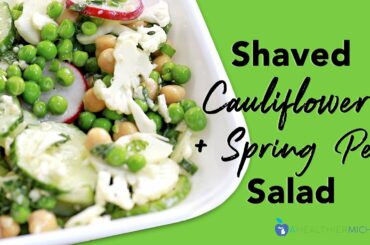 Cauliflower and Spring Pea Salad