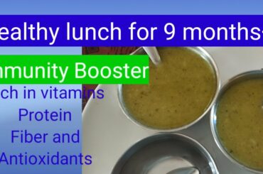 Healthy Lunch for 9months +