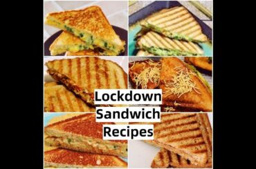 Lockdown Sandwich Recipes | Veg Sandwich Recipes | 6 Lockdown Breakfast Sandwich Recipes by Priyanka
