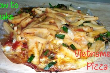 Easy cook || Vietnamese Rice Pizza || healthy food