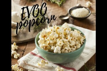 HEALTHY OLIVE OIL POPCORN SNACK | WE OLIVE'S KITCHEN