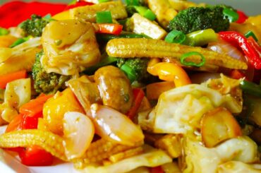 Vegetable Stir Fry | Sauteed Vegetables | Healthy Vegetarian Recipe | Kanak's Kitchen