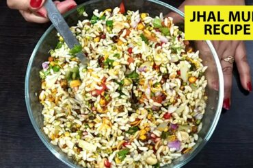 Bihar Style Jhal Muri Recipe | Low Calorie Homemade Snacks