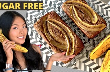 HEALTHY BANANA BREAD / GLUTEN, OIL, SUGAR FREE / EASY SIMPLE RECIPE