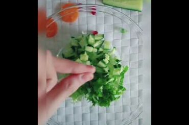 KACHUMBER SALAD  #salad #kachumber #healthysalad #saladbowl