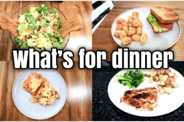 WHAT'S FOR DINNER | COOK WITH ME | DINNER IDEAS | BUDGET FRIENDLY DINNERS