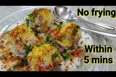 Bread Dahi Vada - Superfast, easy & Healthy Recipe