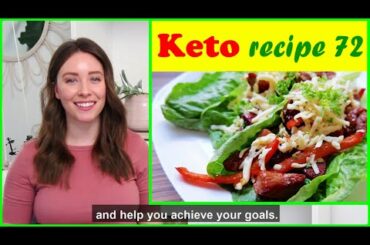 ● Keto Diet - recipe 72 - Keto Cheesesteak Wrap