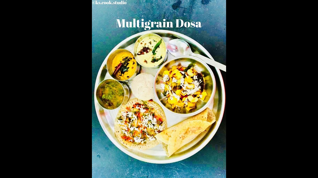 Multigrains Protein-richDosa|Dosa with twist|Healthy breakfast recipe Multigrains Protein-richDosa|Dosa with twist|Healthy breakfast recipe