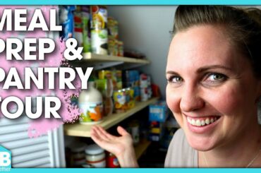 QUICK MEAL PREP + PANTRY TOUR | Frugal & Healthy Meal Ideas