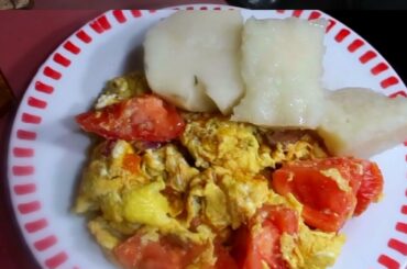 HOW TO MAKE YAM & EGG SAUCE// QUICK HEALTHY BREAKFAST