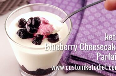 Keto Blueberry Cheesecake Parfait Recipe - Healthy Food For Family