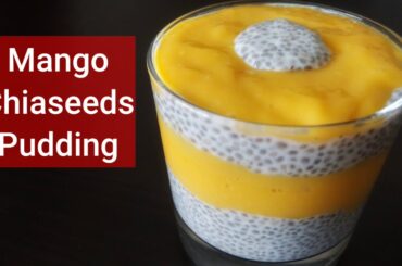 #Mango Chia Seed pudding । Easy and healthy breakfast । Weight loss Recipe