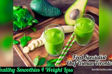 Avocado Banana Smoothie | Healthy Smoothie For Weight Loss Recipe by Chef Usman Toronto Episode 66