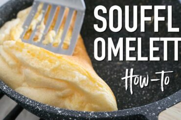 How To Make a Super Fluffy Souffle Omelette (easy!) | Healthy Breakfast Ideas