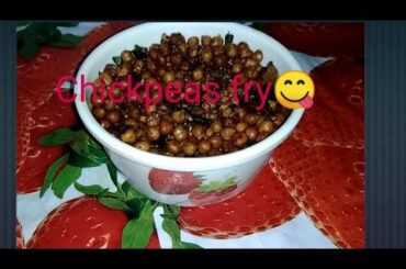 Chickpeas recipe | simple and tasty healthy snack