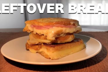 LEFTOVER BREAD ? Make a hybrid grilled cheese/french toast. | Tasty vs Healthy