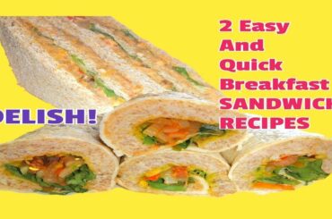 SANDWICH: 2 RECIPES ||CHICKEN SANDWICH || AVOCADO AND EGG SANDWICH